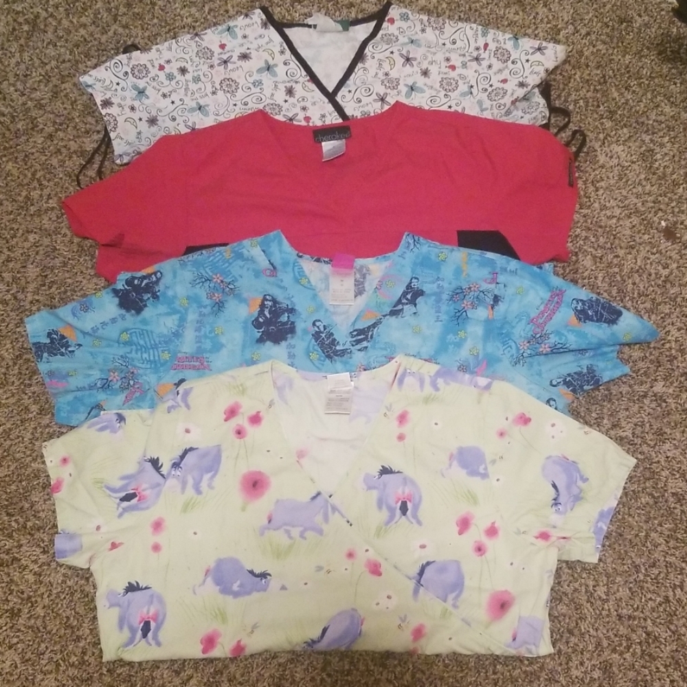 SCRUB LOT MEDIUMS TOPS, JACKETS, BOTTOMS